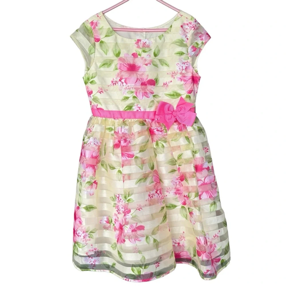 Jona Michelle Yellow Floral Dress 7 - Picture 2 of 12